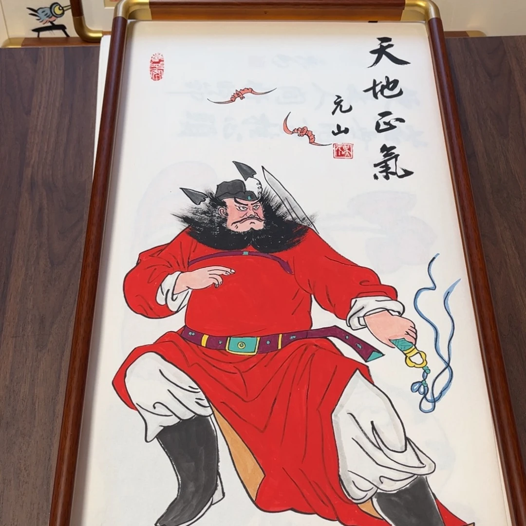 国画纯手绘禅意画作品