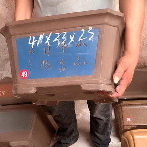 紫砂花盆手工制作