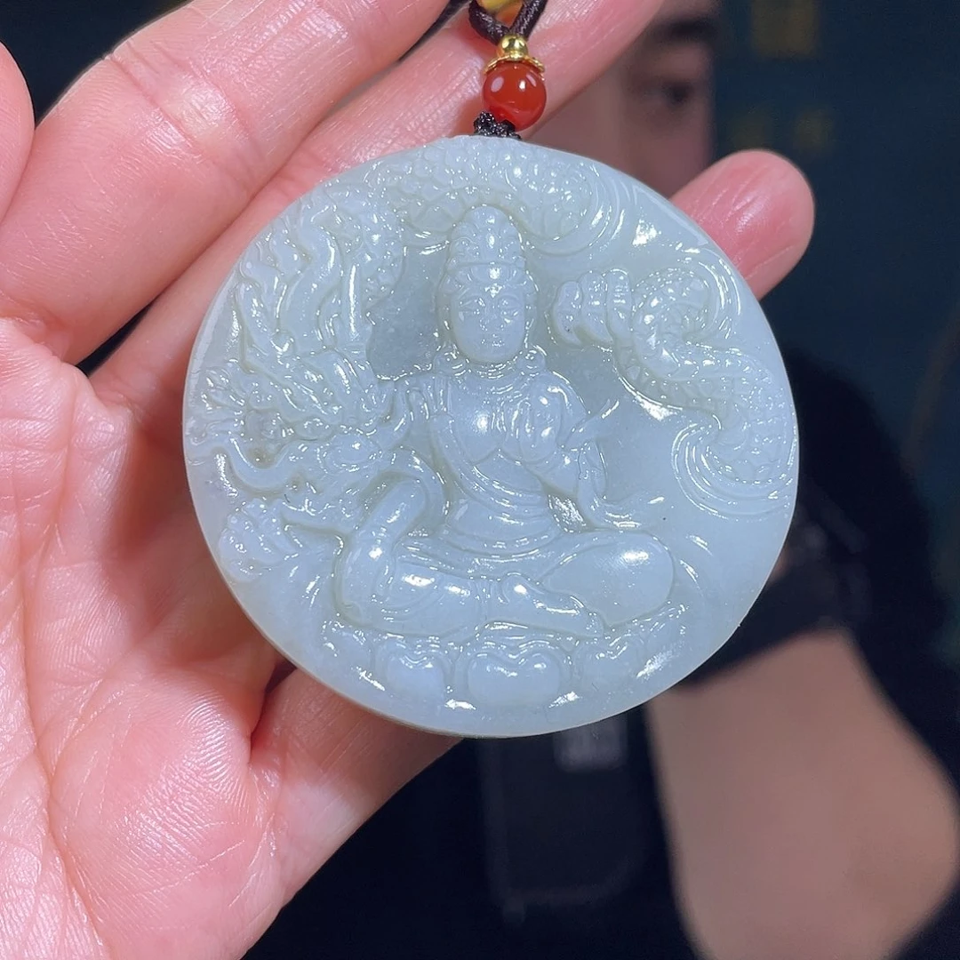 和田玉颈饰未镶嵌多样性发一件