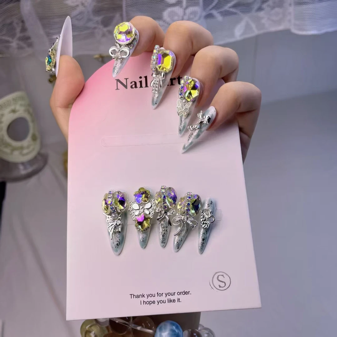 【重工款】小众设计纯手工穿戴甲｛默认微瑕｝（支持拿图定制）