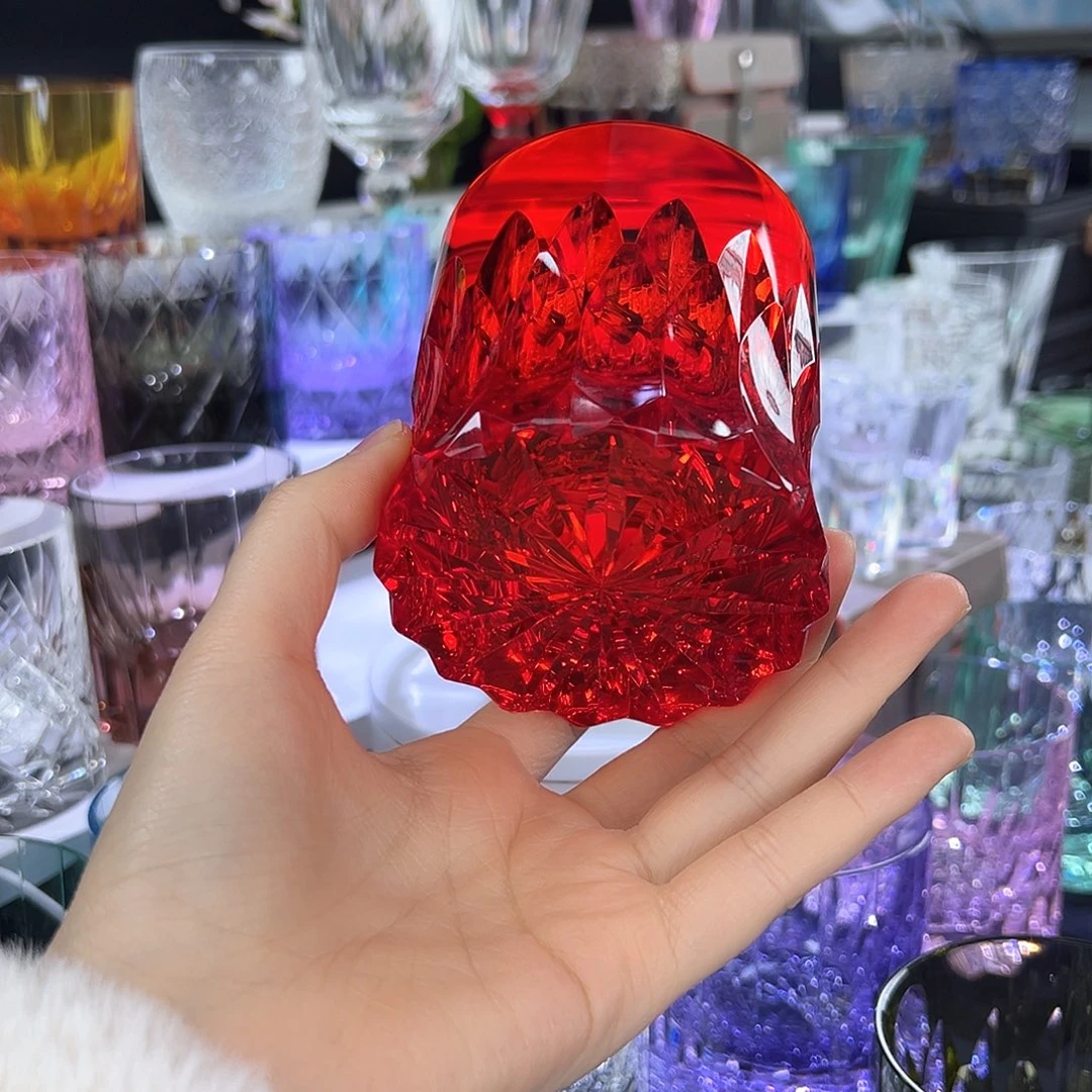 水晶厚款极**混玫瑰红小蛮腰