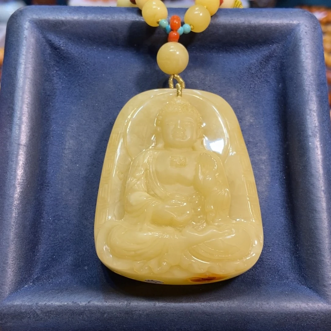 未镶嵌颈饰琥珀蜜蜡