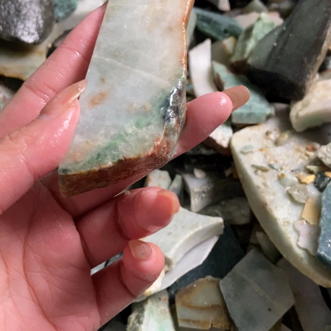 翡翠未镶嵌挂件天然翡翠