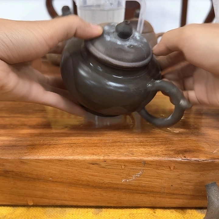 茶壶紫砂坭兴陶柴烧