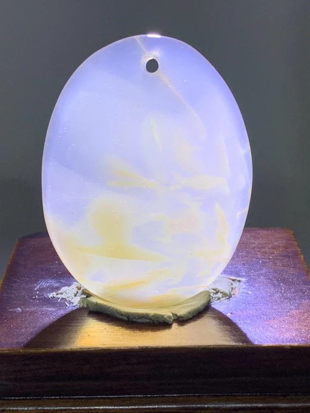 天然海洋玉髓抽象画吊坠挂件2167尺寸49/37/9mm