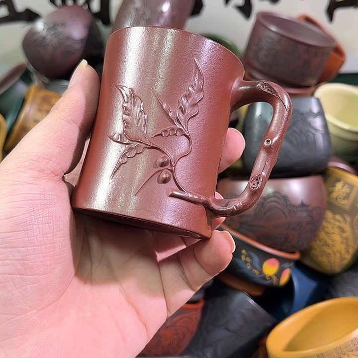 茶杯紫砂全手工紫砂主人杯