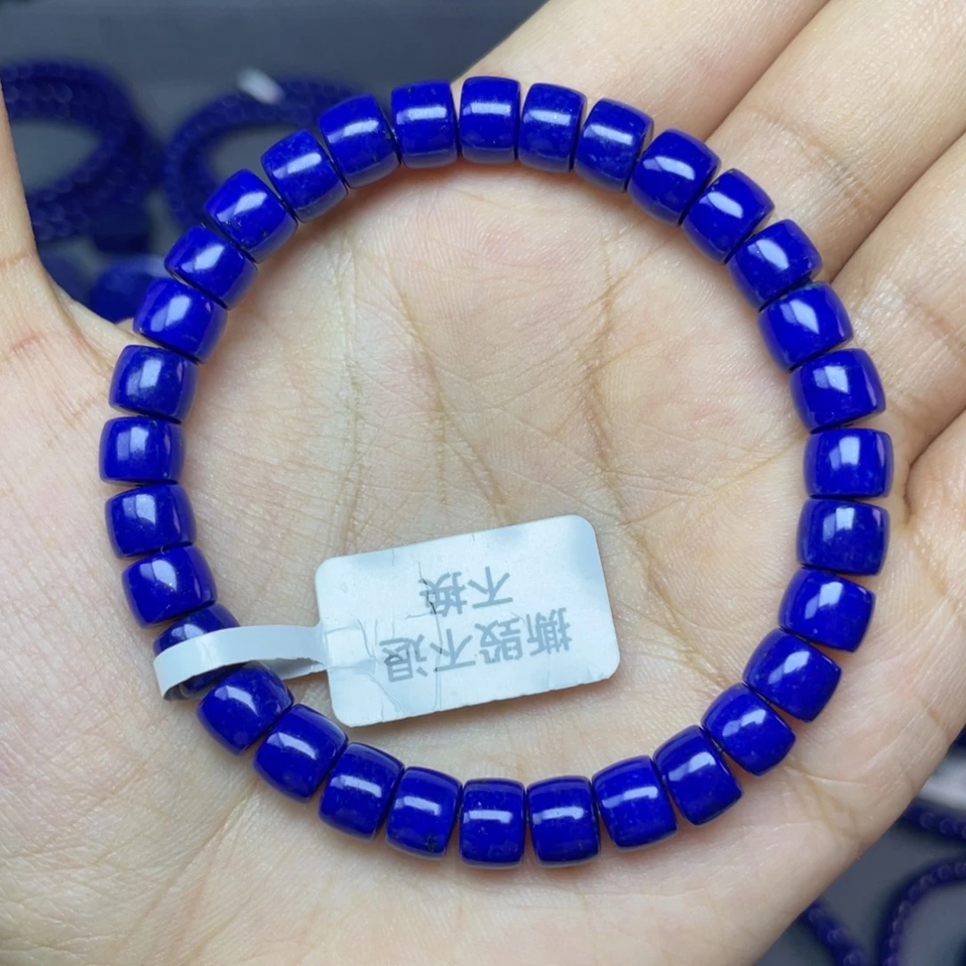 未镶嵌青金石7×5mm直切手串