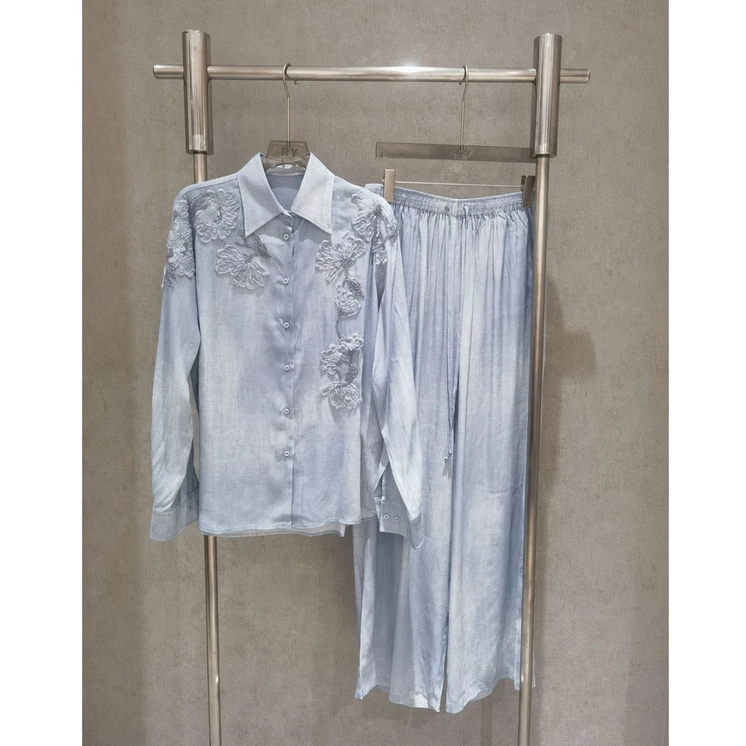RY | 轻奢手工刺绣衬衫