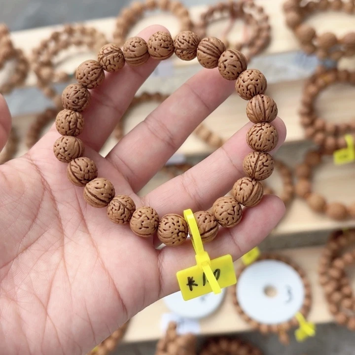 *****桃木桃核手串精品矮壮