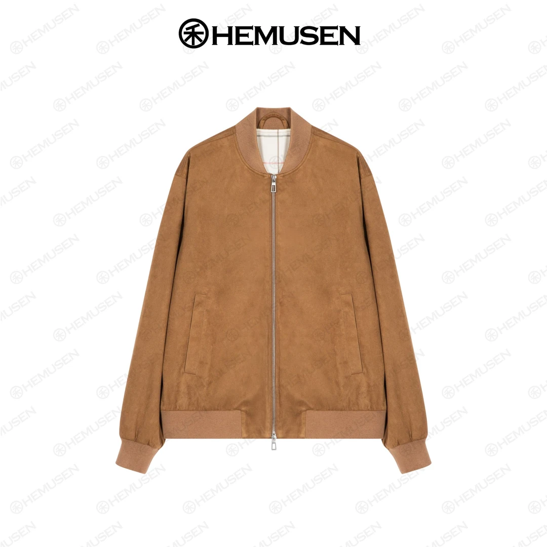 春季新品棕色复古夹克时尚休闲百搭美拉德单外套2408W172