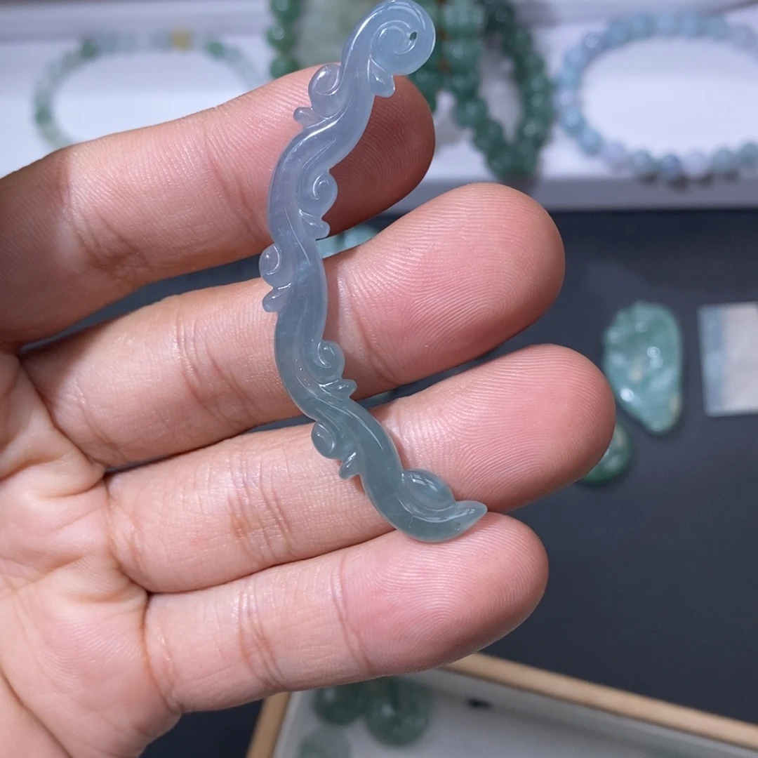 翡翠未镶嵌手链天然a货翡翠58