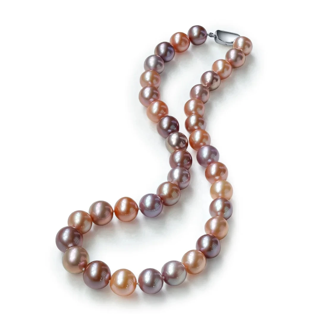 【糖果】淡水彩珠项链9-11mmS925 淡水珍珠 X953