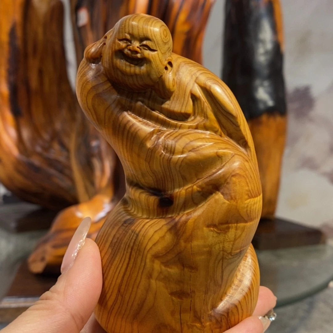 【闪购商品】柏木（崖柏）根雕木雕工艺品摆件创意，满十送一手把件