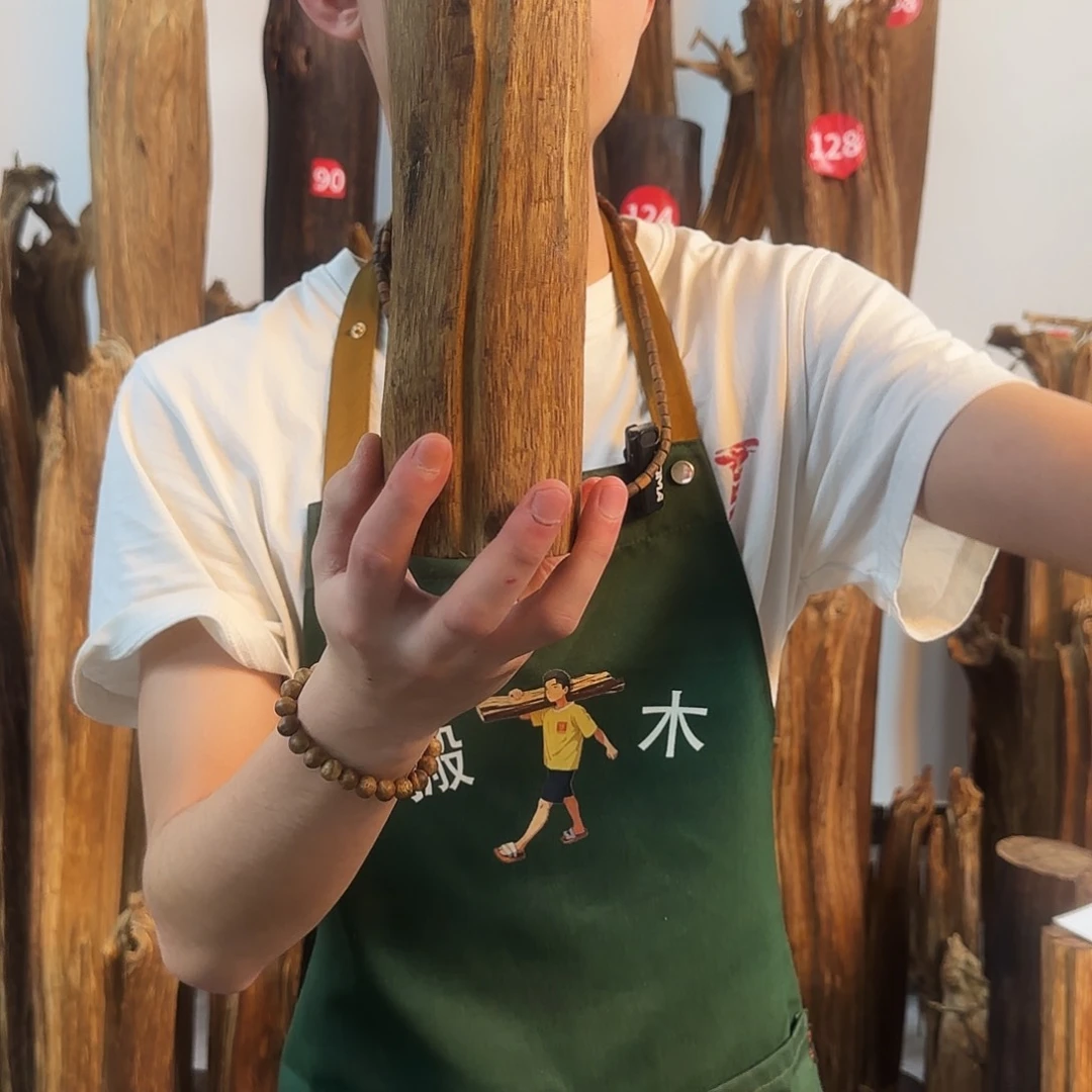 沉香摆件天然沉香原木摆件➕底座