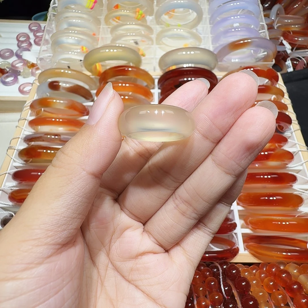 玛瑙/玉髓未镶嵌戒指