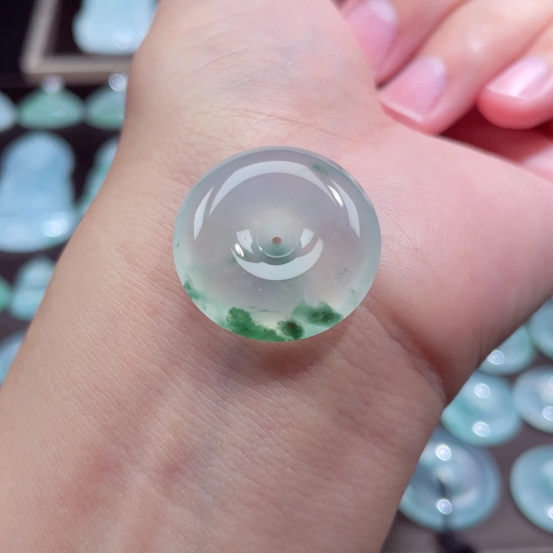 颈饰未镶嵌翡翠扣子