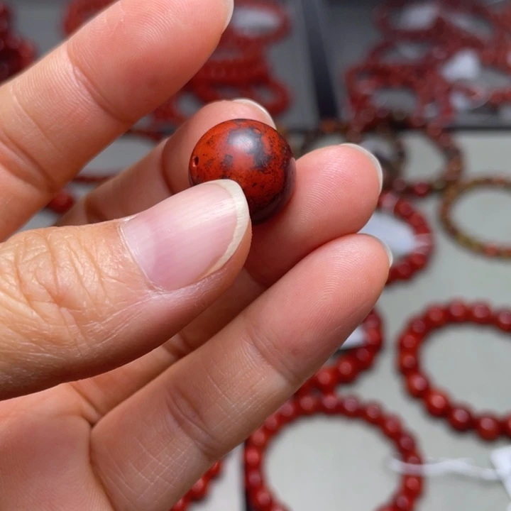 玛瑙/玉髓单珠15多样性发1未镶嵌