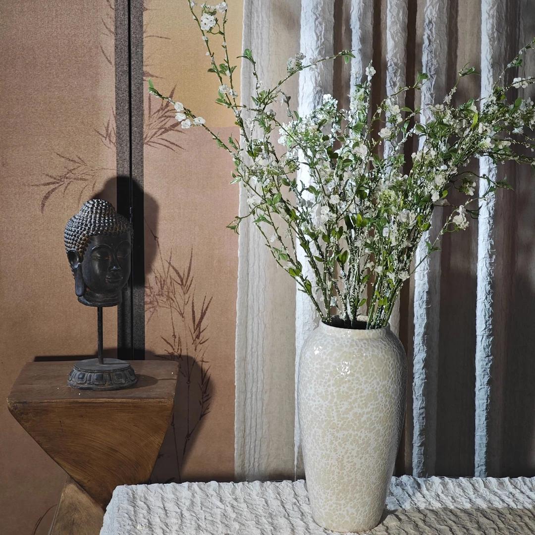 雪柳仿真花小碎花网红假花装饰摆件客厅餐桌摆花仿真植物摄影道具