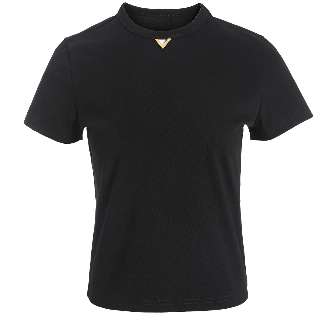 夏季型款 短袖设计感圆领短袖T恤M2405-ZZ009（0102）