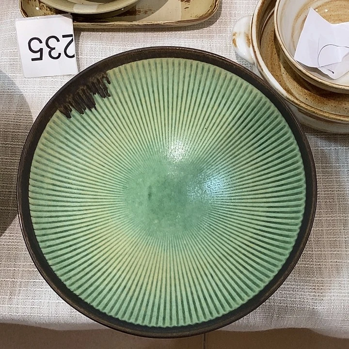 陶今囍粗陶碗面碗