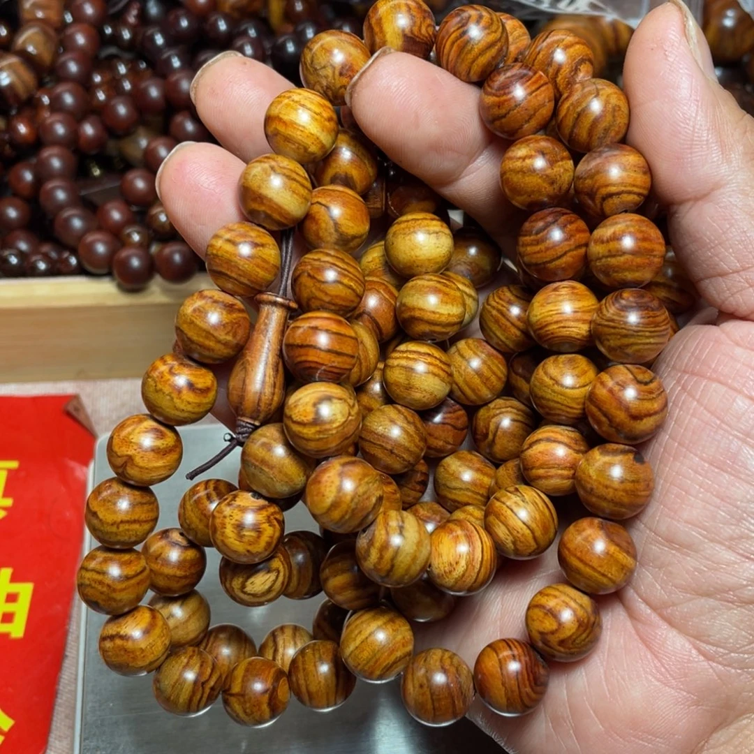 不***醉黄花梨/降香黄檀1.2的108颗老油梨946号