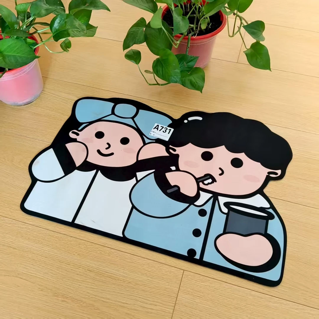 A731情侣刷牙微瑕福利地垫