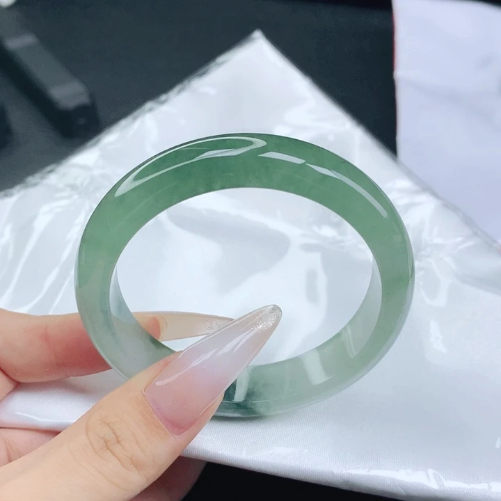 未镶嵌手镯翡翠54-55圈口