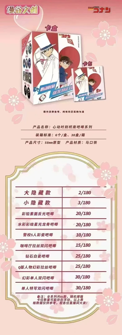 漫谷文创名侦探柯南吧唧二创((代拆)