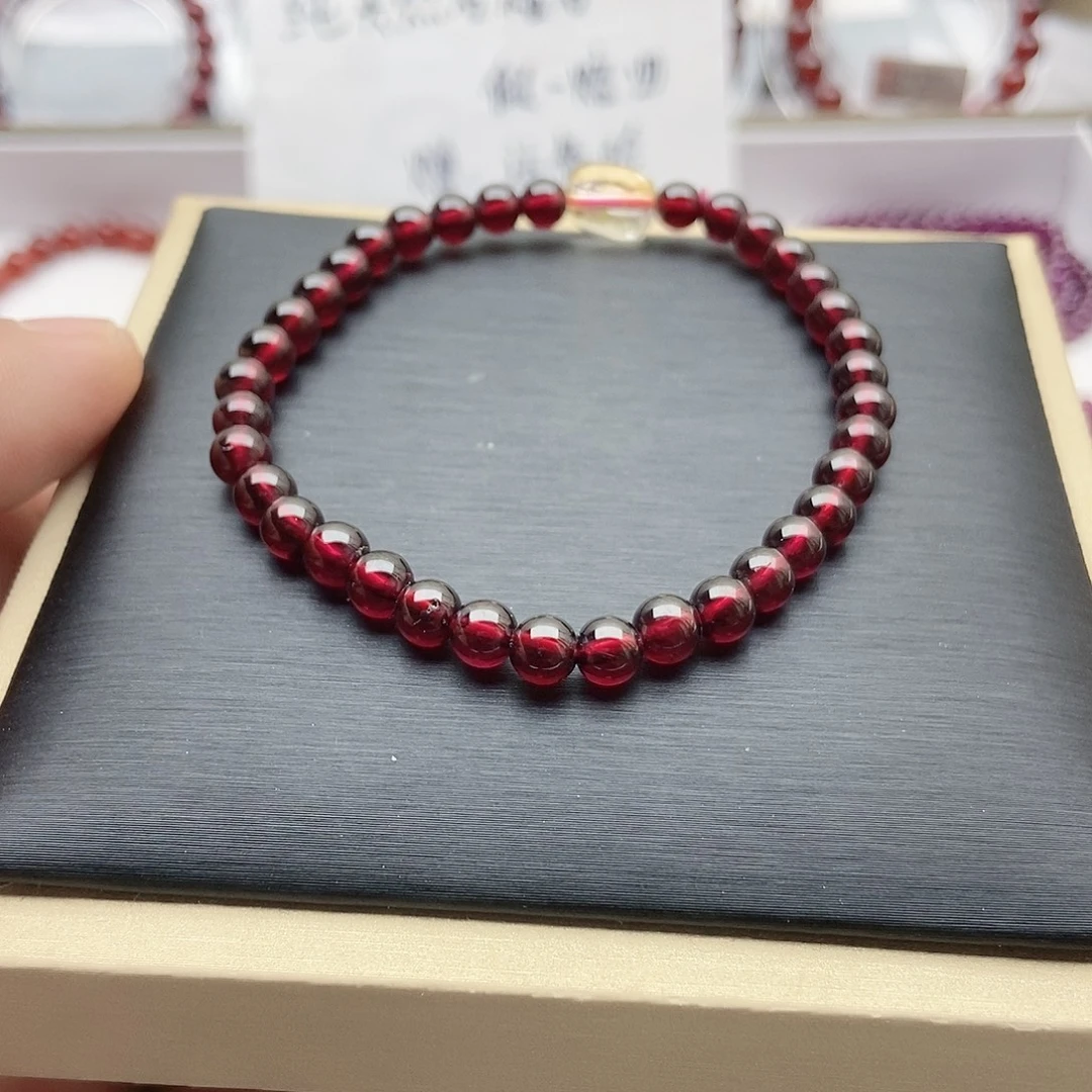 手链石榴石未镶嵌5.6
