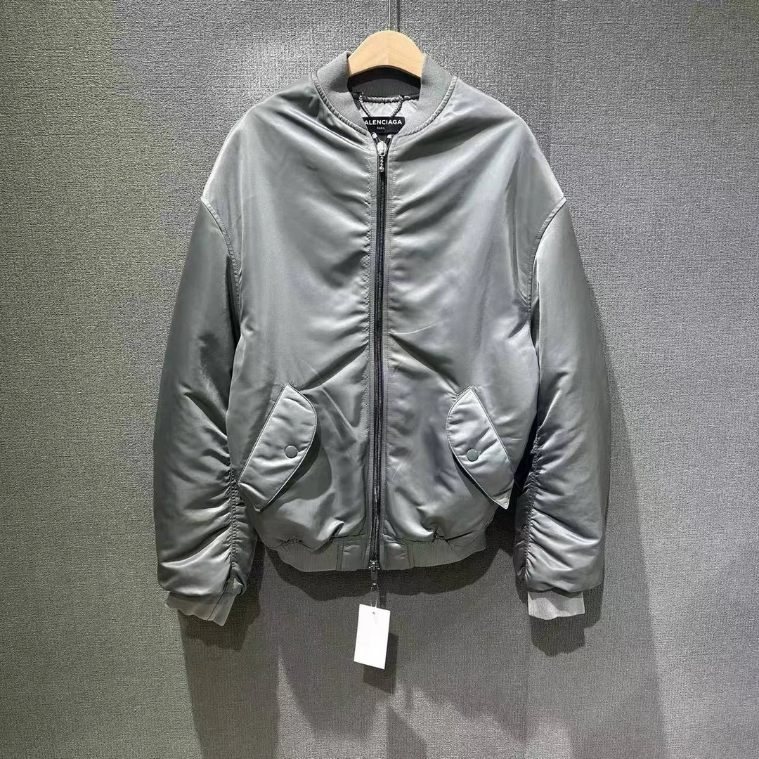 95新 Balenciaga/巴黎世家 （pm）飞行员棉服外套 95新46码/2416