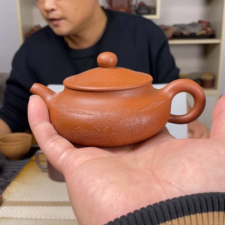 紫砂茶壶热****生铁皮笠帽