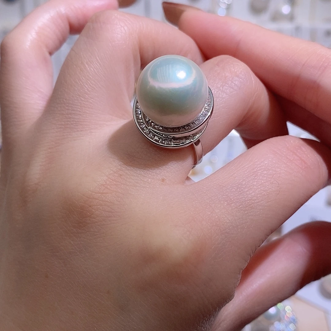 未镶嵌淡水珍珠戒指w15.4