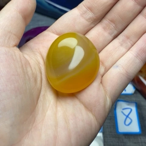 未镶嵌玛瑙/玉髓珠宝奇石北**星打孔穿绳 不退不换