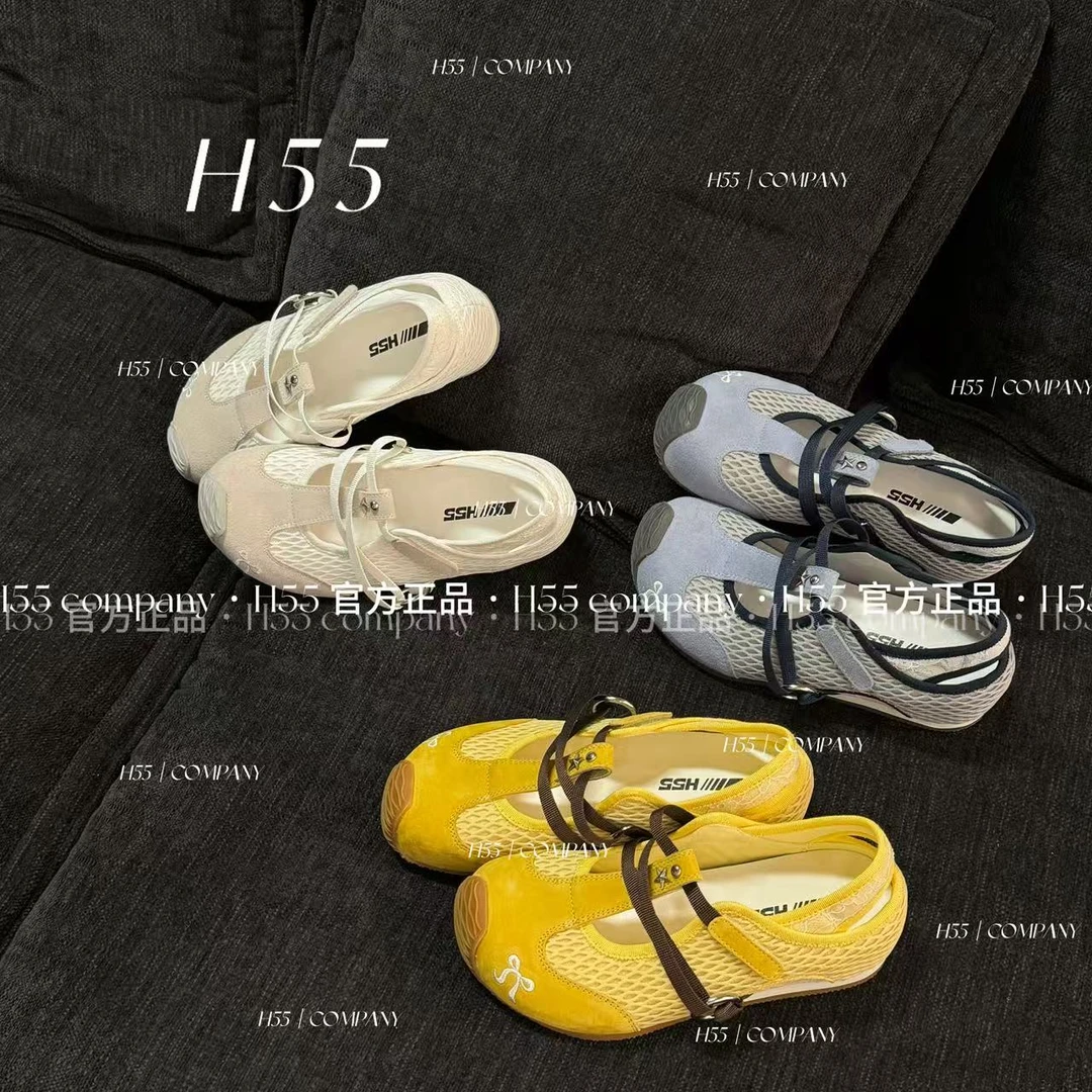 【NQ】夏日意象-歪头透网蕾丝德训鞋3cm67-2579【N】