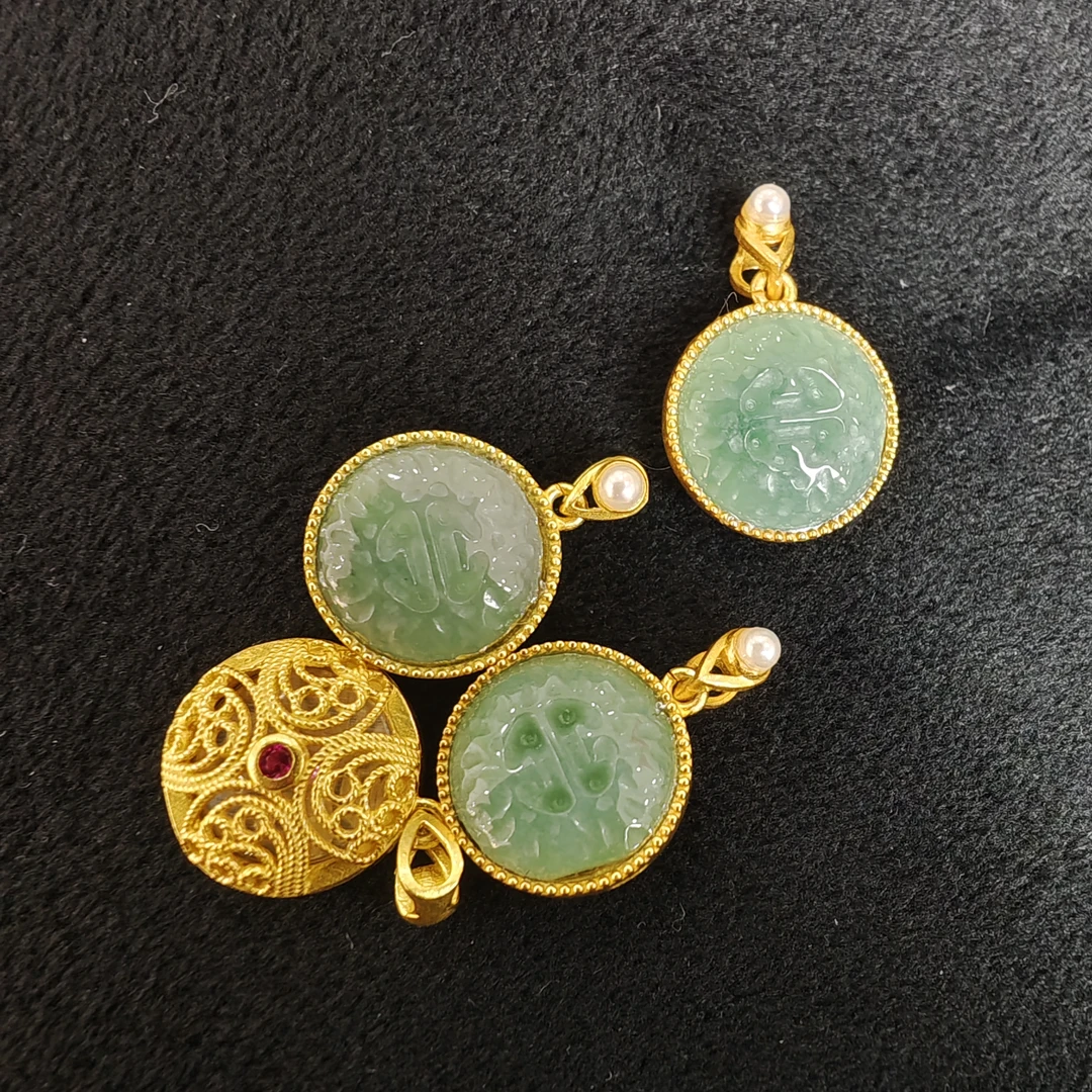 翡翠吊坠 S925多样性发一件 N022530