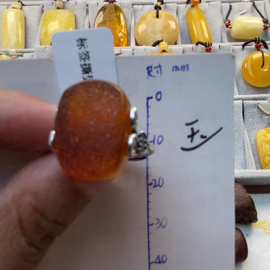 琥珀银S925镶嵌珠宝奇石