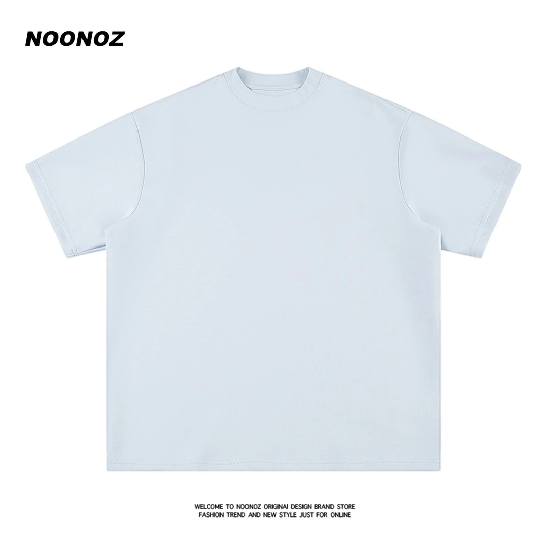 NOONOZ夏季短袖凉感透气百搭T恤男女欧若风ooteed穿搭宽松上衣