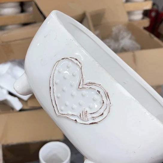 外贸尾货多肉绿植陶瓷花盆