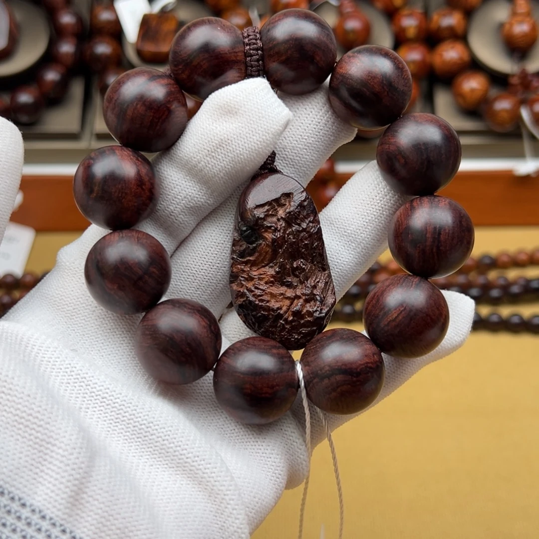 用***9黄花梨/降香黄檀手串/手链海南黄花梨