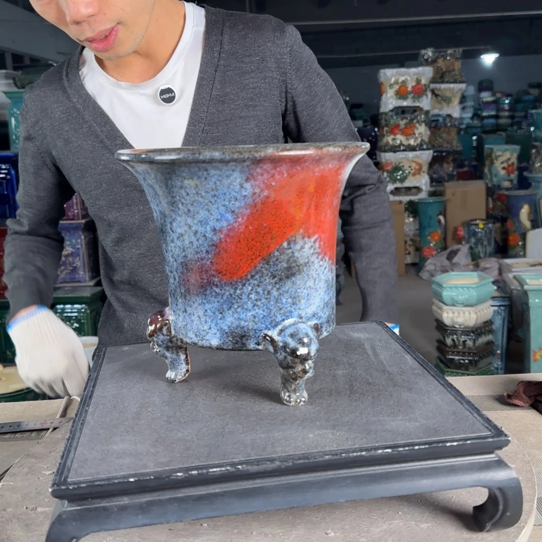 一风堂石湾花盆。