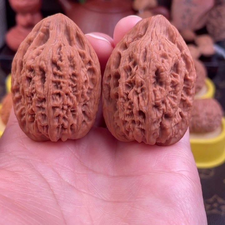 吊坠文玩核桃平谷带鱼35