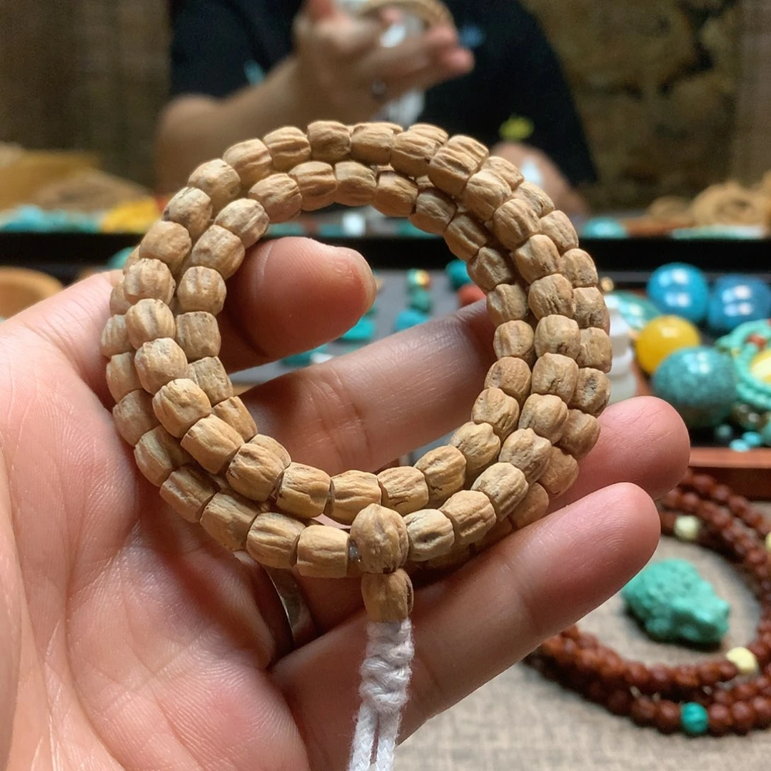 吊坠柏香籽/百香籽热振粉皮直筒顺