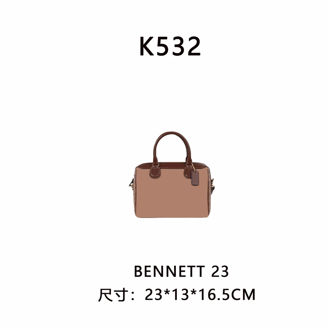 【K532】Bennett  23（尺寸：23*13*16.5CM）新款深色老花女包
