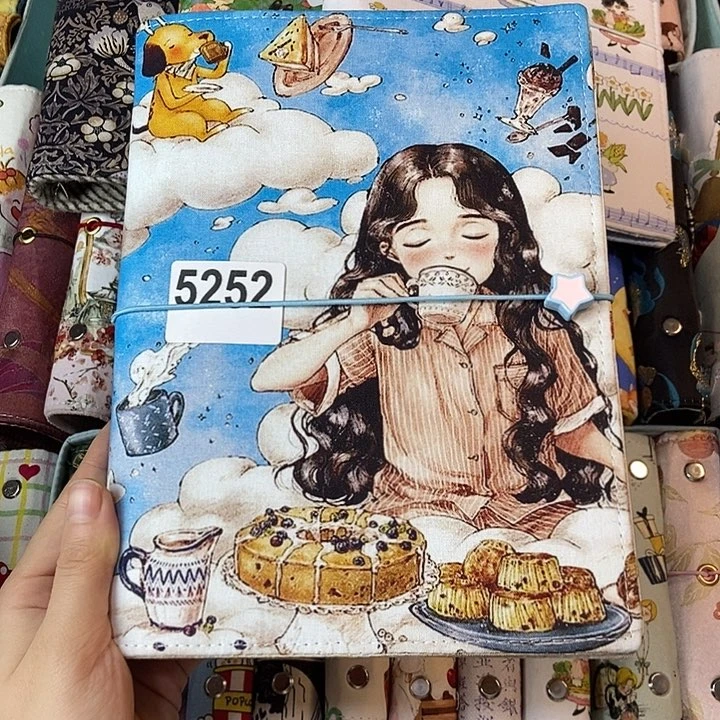 织绣A5活页不加纸5252