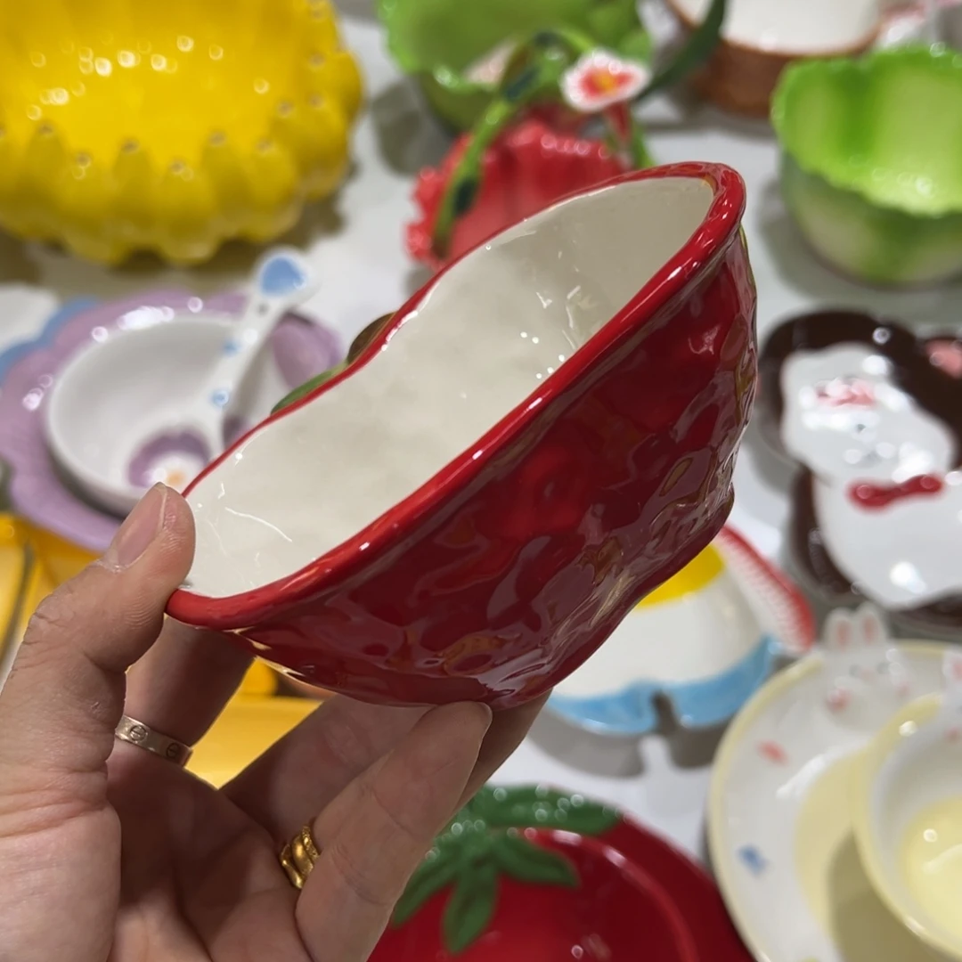 摆件陶高温陶瓷釉下彩微瑕！