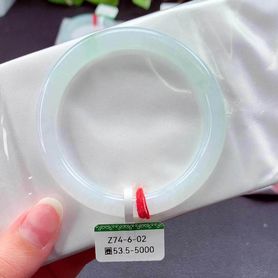 翡翠未镶嵌手镯缅甸天然a货翡翠手镯