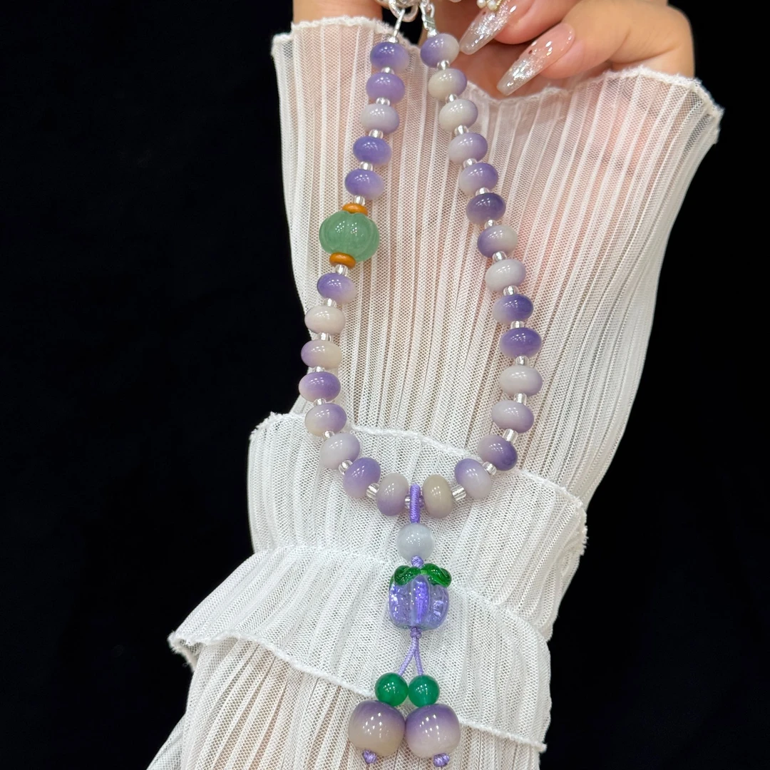 手机挂饰女款手工通用网红手机链挂件挂绳挂件短款防丢时尚创意