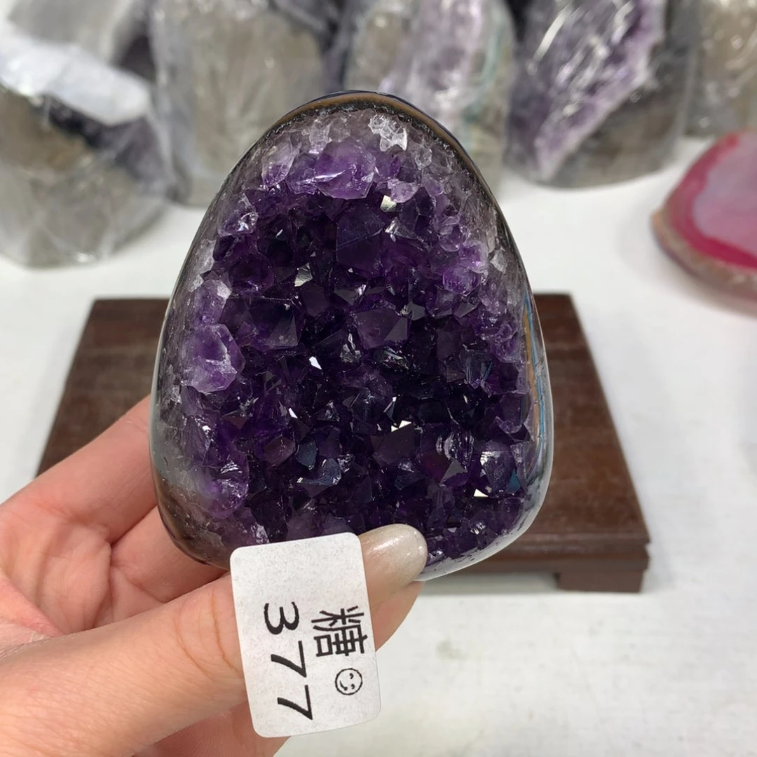 紫晶摆件未镶嵌水晶
