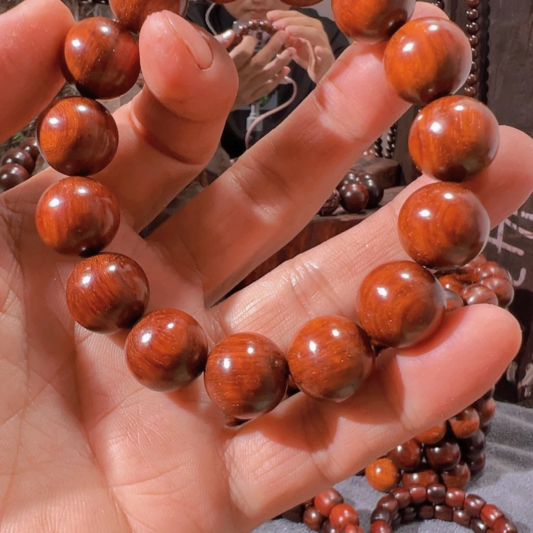 檀香紫檀（小叶紫檀）手串/手链15mm