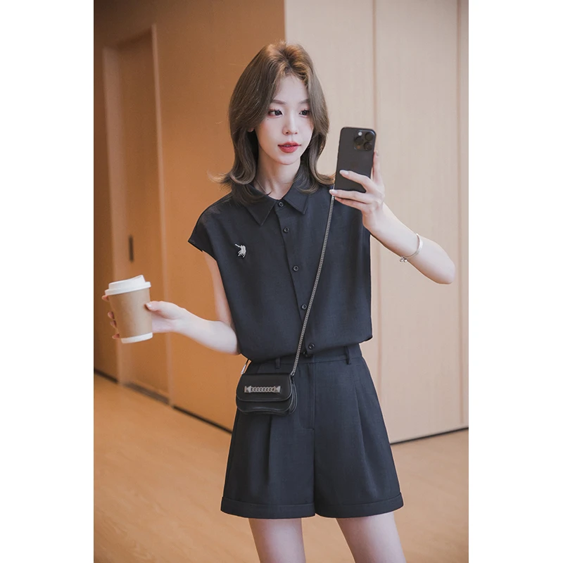 【杂志套装】竹节麻肌理感轻薄抗皱女装夏装套装2025新款爆款两件套